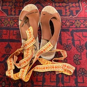 Sam Edelman leather wrap sandals